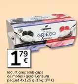 Consum - Iogurt Grec Amb Capa De Móres I Gerd