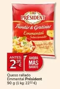 Président - Queso Rallado Emmental