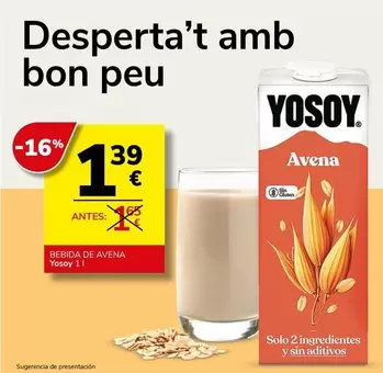YoSoy - Bebida De Avena