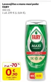 Fairy - Lavavajillas A Mano Maxi Poder