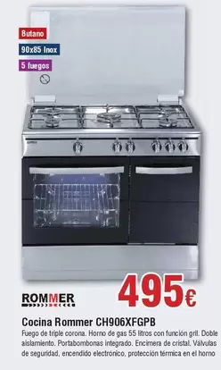 Rommer - Cocina CH906XFGPB