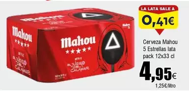Mahou - Cerveza 5 Estrellas Lata