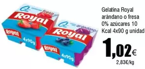 Royal - Gelatina Arandano O Fresa 0% Azucares