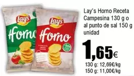 Lay's - Horno Receta Campesina O Al Punto De Sal