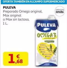 Puleva - Preparado Omega Original, Max Original O Max Sin Lactosa