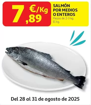 Salmón Por Medios O Enteros