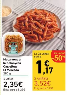 carrefour - Macarrons A La Bolonyesa El Mercado