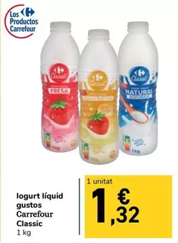 carrefour - Logurt Liquid Gustos Classic