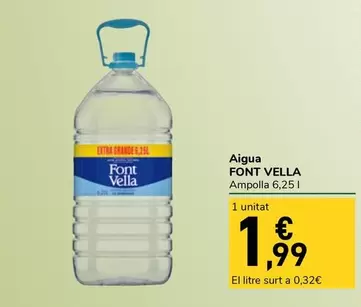 Font Vella - Aigua