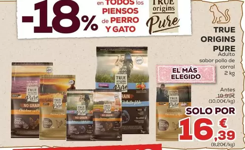 True Origins - Pure Adulto Sabor Pollo De Corral
