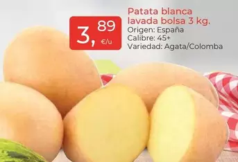 Patata Blanca Lavada Bolsa