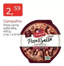 Campofrío - Pizza Carne Salsa BBQ