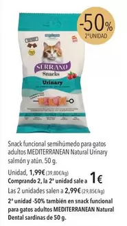 El Corte Inglés - Snack Funcional Semihumedo Para Gatos Adultos Natural