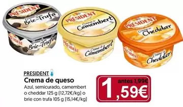 Président - Crema De Queso
