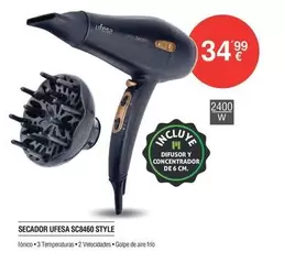 Ufesa - Secador Sc8460 Style