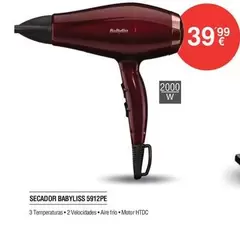 Babyliss - Secador 5912pe