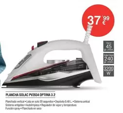 Solac - Plancha Pv2034 Optima 3.2