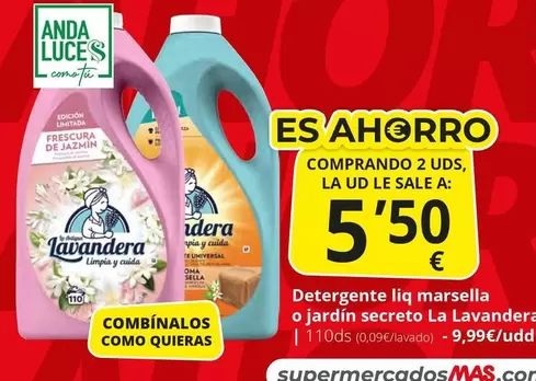 Anda - Detergente Liq Marsella O Jardín Secreto