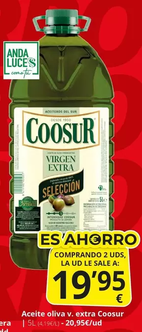 Coosur - Aceite Oliva V. Extra
