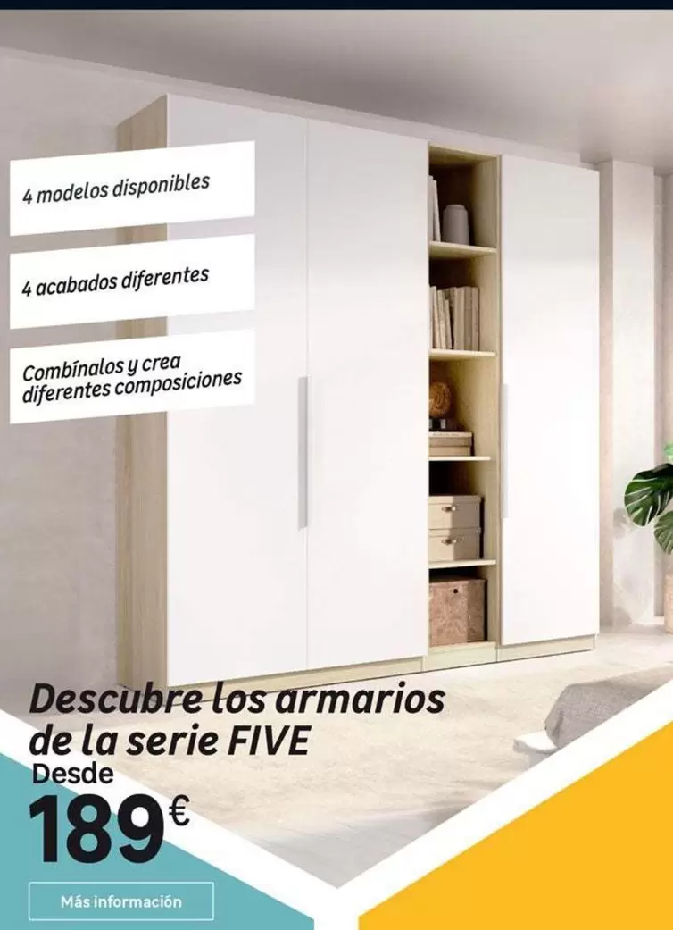 Descubre Los Armarios De La Serie Five