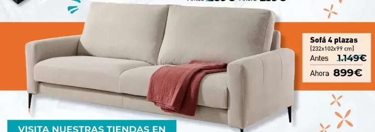 Sofá 4 Plazas