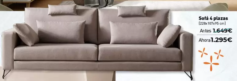 Sofa 4 Plazas
