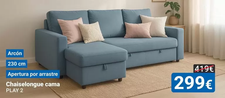 Chaiselongue Cama