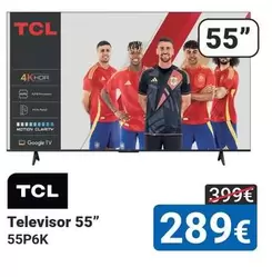 TCL - Televisor 55" 55p6k