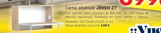 Cama Abatible Joven 27