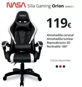 Nasa - Silla Gaming Orion