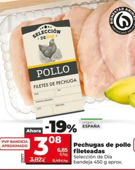Seleccion De Dia - Pechugas De Pollo Fileteadas