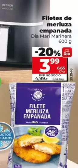 Dia Mari Marinera - Filetes De Merluza Empanada