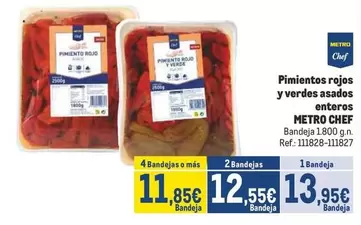 chef select - Pimientos Rojos Y Verdes Asados Enteros
