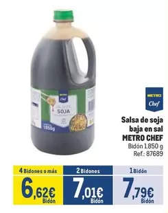 Chef -  Salsa De Soja Baja En Sal