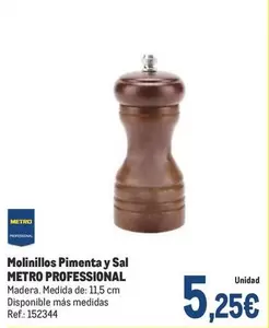Metro Professional - Molinillos Pimenta Y Sal