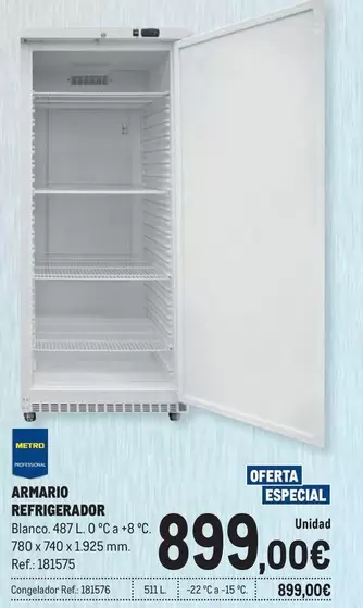 Blanco - Armario Refrigerador