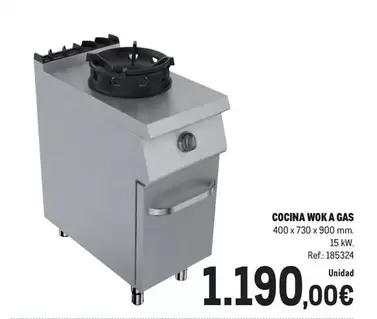 Cocina Wok A Gas
