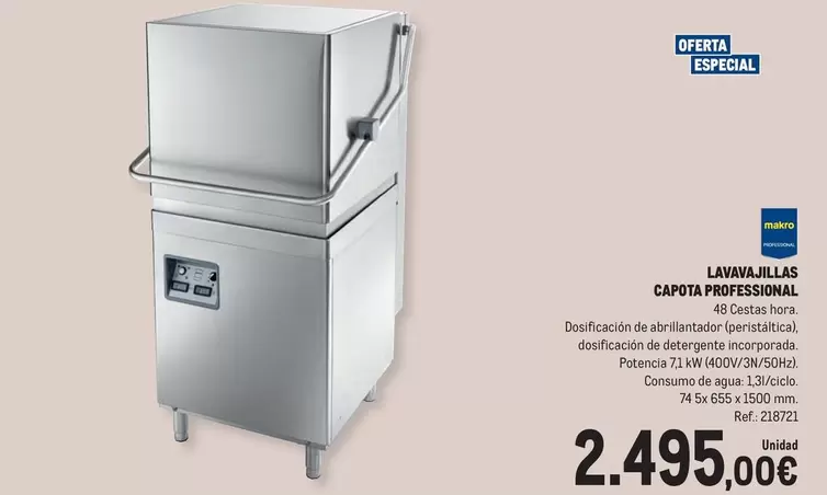 makro - Lavavajillas Capita