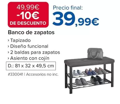 Banco De Zapatos