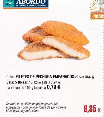 abordo - Filetes De Pechuga Empanados