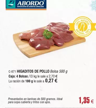 abordo - Higaditos De Pollo