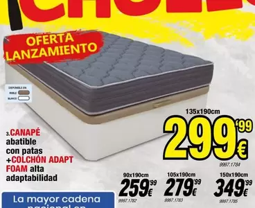 Foam Alta Adaptabilidad
