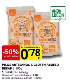 El Corte Inglés - Picos Artesanos S/Gluten Abuelo Bread