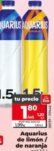 Aquarius - De Limón / De Naranja