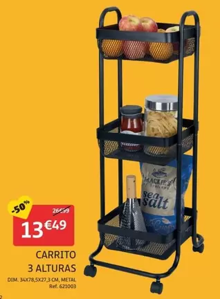 Carrito 3 Alturas