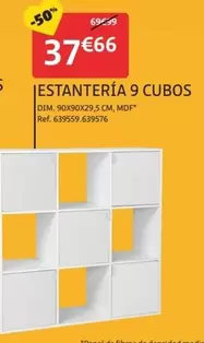 Estantería 9 Cubos