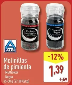 Aldi - Molinillos De Pimienta