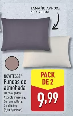 Novitesse - Fundas De Almohada