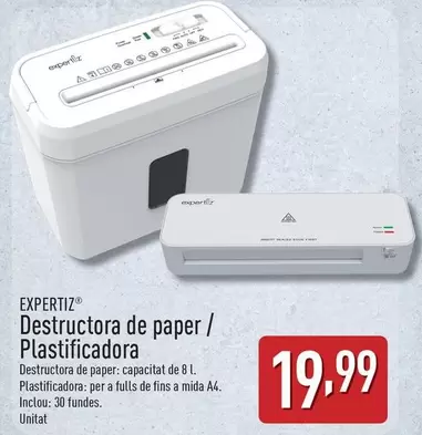 Expertiz - Destructora De Paper / Plasticadora