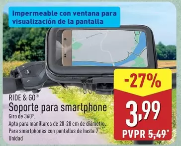  Ride & Go - Soporte Para Smartphone